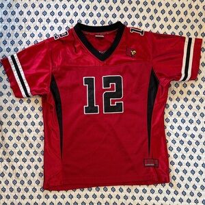 Louisville Cards Red Kids Sports Jersey #12 XL